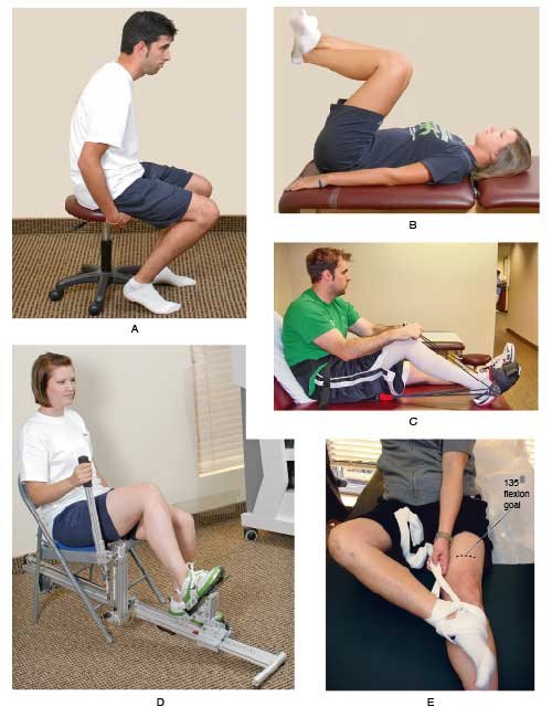 Knee rehab exercises
