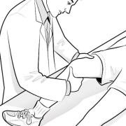 Lachman test for cruciate deficiency